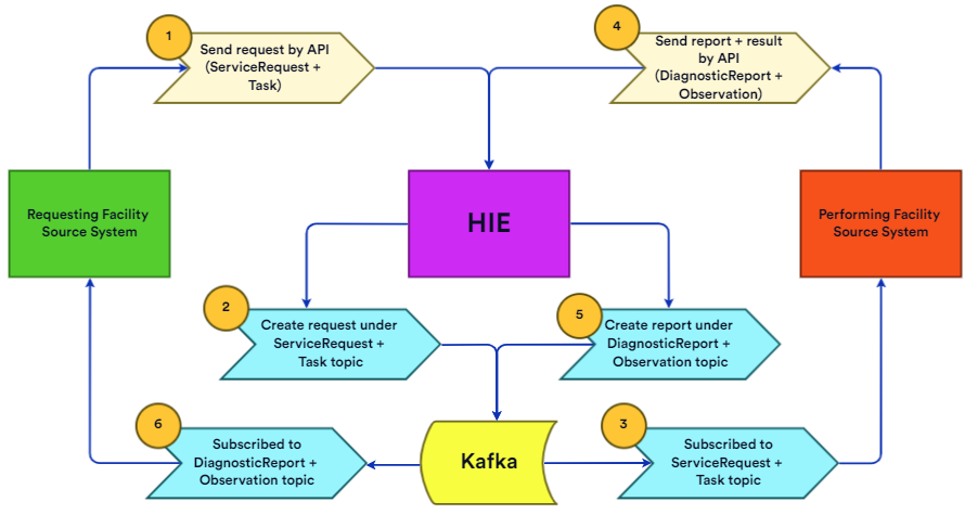 Scenario 1 (Requester and Performer not HIE)